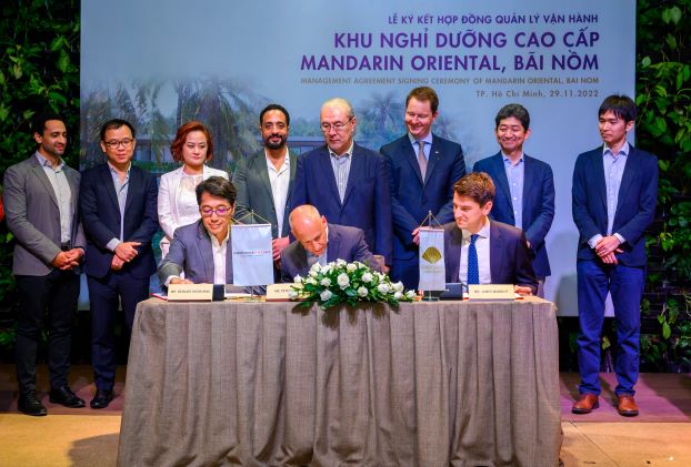 Indochina Kajima ký kết Hợp đồng quản lý vận hành với Tập đoàn Mandarin Oriental cho dự án nghỉ dưỡng cao cấp tại Tỉnh Phú Yên